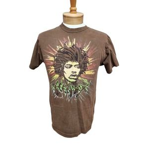 Jimi Hendrix Psychedelic Brown Shirt Multicolor size M